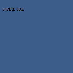 3B5B89 - Chinese Blue color image preview
