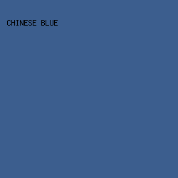 3C5E8E - Chinese Blue color image preview