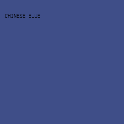 3F4E88 - Chinese Blue color image preview