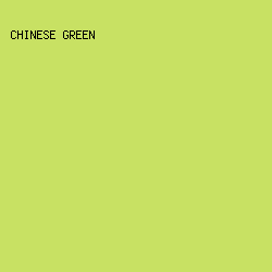 C8E163 - Chinese Green color image preview