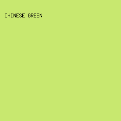 C8E86F - Chinese Green color image preview