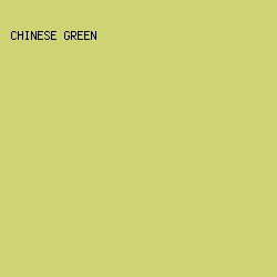 D0D374 - Chinese Green color image preview