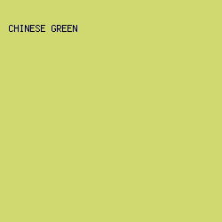 D0D870 - Chinese Green color image preview