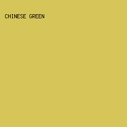 D6C659 - Chinese Green color image preview
