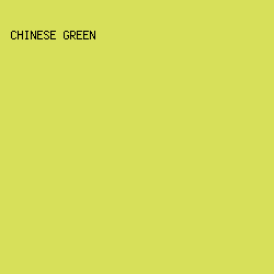 D7E05A - Chinese Green color image preview