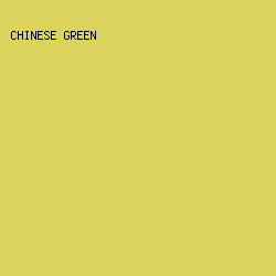 dbd35c - Chinese Green color image preview