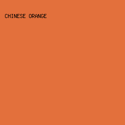 E3703C - Chinese Orange color image preview
