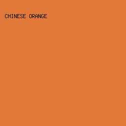 E3783B - Chinese Orange color image preview