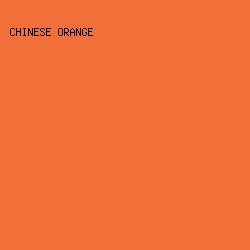 F36F3A - Chinese Orange color image preview