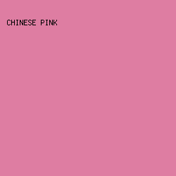 de7da2 - Chinese Pink color image preview