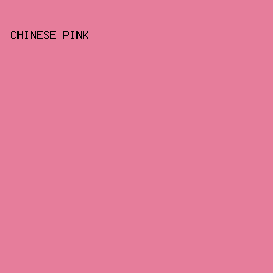 e67d9b - Chinese Pink color image preview