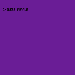 6A1D96 - Chinese Purple color image preview