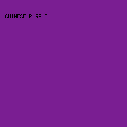 7A1E92 - Chinese Purple color image preview