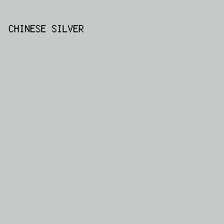 C5C9C8 - Chinese Silver color image preview