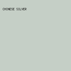 C5CFC6 - Chinese Silver color image preview