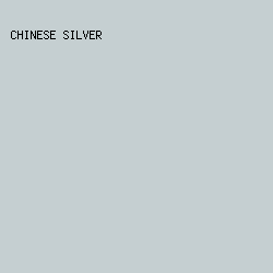 C5CFD1 - Chinese Silver color image preview