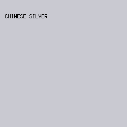 C9C9D1 - Chinese Silver color image preview