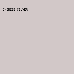 D2C8C8 - Chinese Silver color image preview