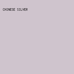 cfc4cd - Chinese Silver color image preview