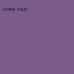 7B5B8A - Chinese Violet color image preview