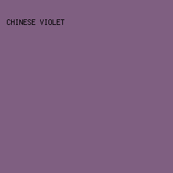 7f5f81 - Chinese Violet color image preview