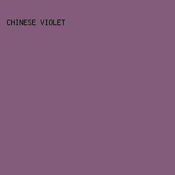 825C7A - Chinese Violet color image preview