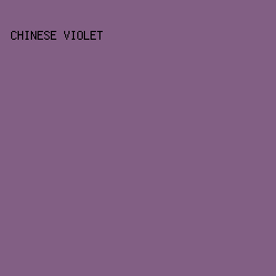 825F84 - Chinese Violet color image preview