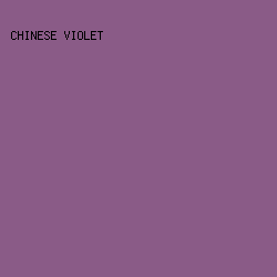 8A5B87 - Chinese Violet color image preview