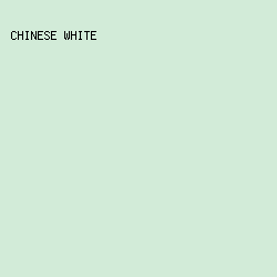 D2EBD8 - Chinese White color image preview