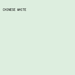 DDEEDF - Chinese White color image preview