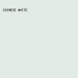E2EEE1 - Chinese White color image preview
