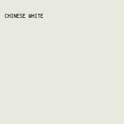 E7EADC - Chinese White color image preview
