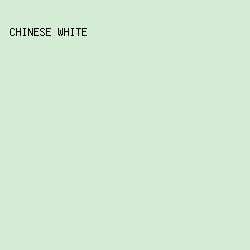 d4ebd4 - Chinese White color image preview