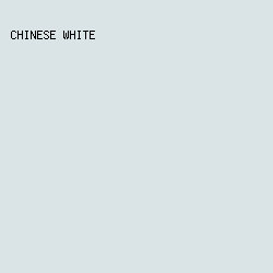 dae3e5 - Chinese White color image preview