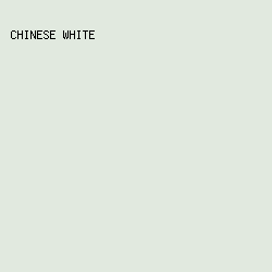 e1e9df - Chinese White color image preview