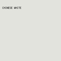 e2e3dd - Chinese White color image preview