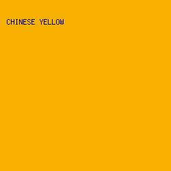F9B101 - Chinese Yellow color image preview
