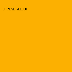 FCB001 - Chinese Yellow color image preview