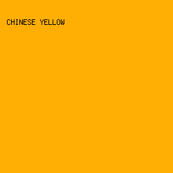 FFAF03 - Chinese Yellow color image preview