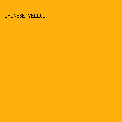 fdaf0a - Chinese Yellow color image preview