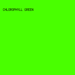 49FF00 - Chlorophyll Green color image preview