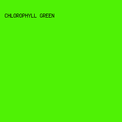 4FF205 - Chlorophyll Green color image preview