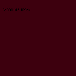 3d000e - Chocolate Brown color image preview