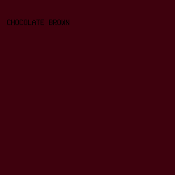 3e010d - Chocolate Brown color image preview