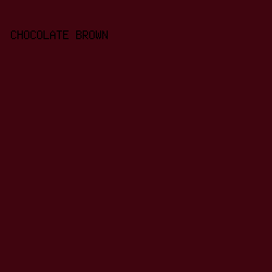 40050F - Chocolate Brown color image preview