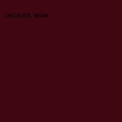 400713 - Chocolate Brown color image preview