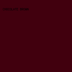 41000e - Chocolate Brown color image preview