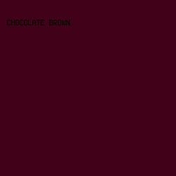 410219 - Chocolate Brown color image preview