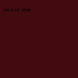 420B10 - Chocolate Brown color image preview