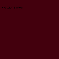 43000d - Chocolate Brown color image preview